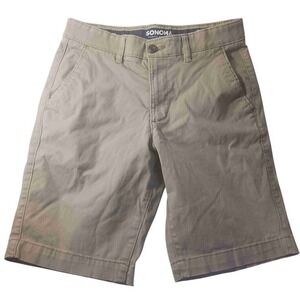 Sonoma Flexwear Men's Chino Shorts Size 30‎ Khaki Flat Front Preppy Casual